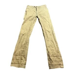 Vintage Mister Freedom Sportsman Pants Green Tan 28 Buttonfly Utility 7161-REV